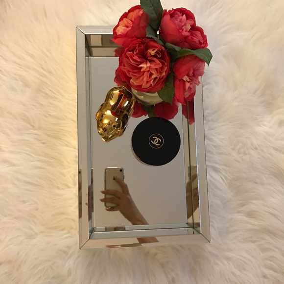 Rectangle Mirrored Tray - Picture 4 of 7